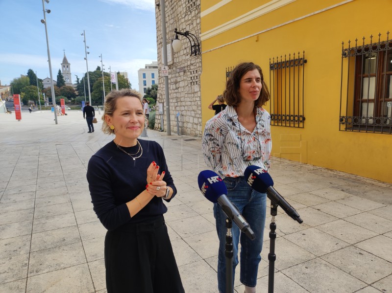 Šibenik: Ivana Kekin i Maja Šintić održale konferenciju za medije