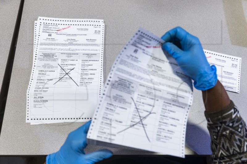 USA ELECTION BALLOT COUNTING