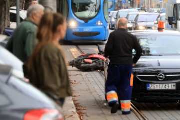 Prometna nesreća u Maksimirskoj ulici u Zagrebu