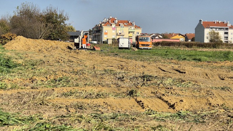 Počeli infrastrukturni radovi za novu školu na sjeveru Bjelovara