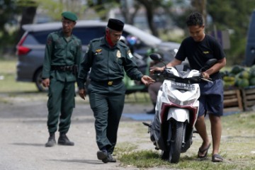 INDONESIA ACEH SHARIA POLICE PATROL