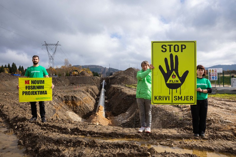 Akcija Greenpeacea protiv novih fosilnih projekata