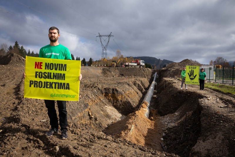 Akcija Greenpeacea protiv novih fosilnih projekata