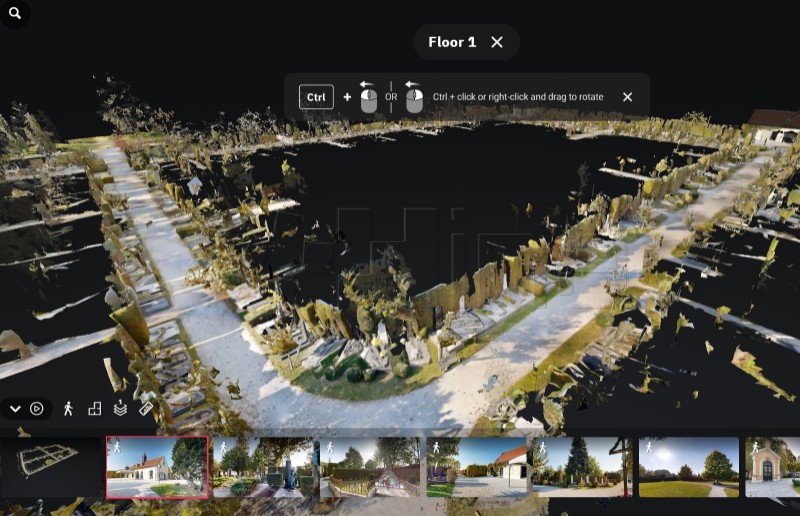 Varaždinskim Gradskim grobljem od sada se može šetati i virtualno