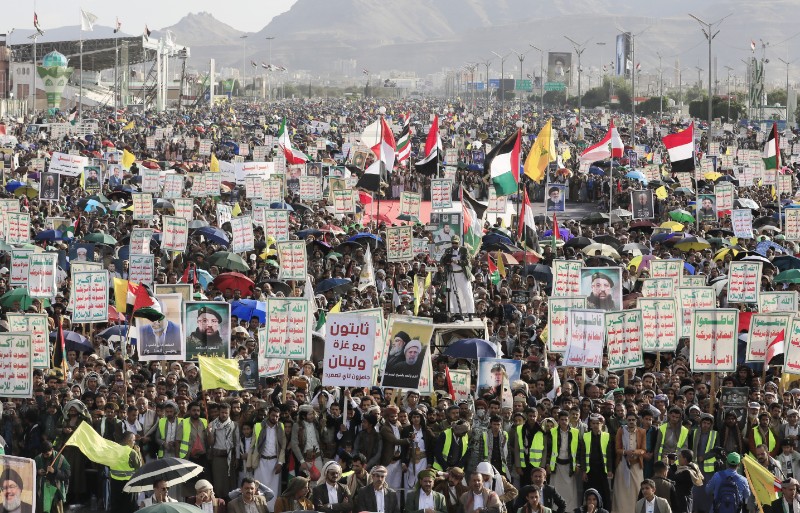 YEMEN LEBANON GAZA PROTEST