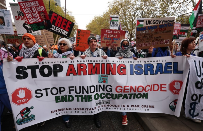 BRITAIN PROTEST ISRAEL GAZA CONFLICT