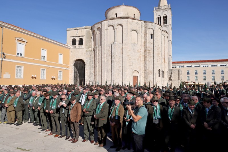 Zadar: Proslava spomendana Sv. Huberta, zaštitnika lovaca i lovstva