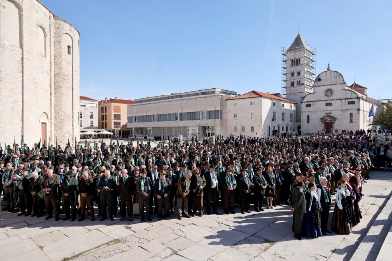 Zadar: Proslava spomendana Sv. Huberta, zaštitnika lovaca i lovstva