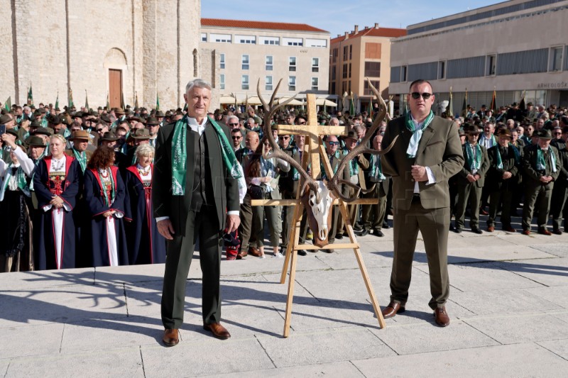 Zadar: Proslava spomendana Sv. Huberta, zaštitnika lovaca i lovstva