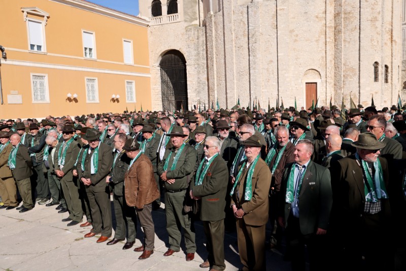 Zadar: Proslava spomendana Sv. Huberta, zaštitnika lovaca i lovstva