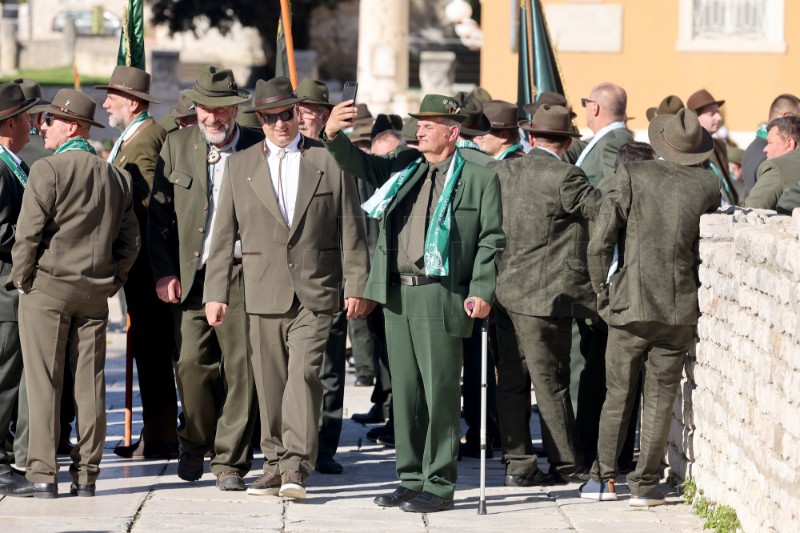 Zadar: Proslava spomendana Sv. Huberta, zaštitnika lovaca i lovstva