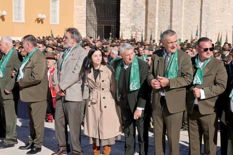 Zadar: Proslava spomendana Sv. Huberta, zaštitnika lovaca i lovstva