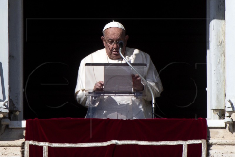 VATICAN POPE FRANCIS ANGELUS