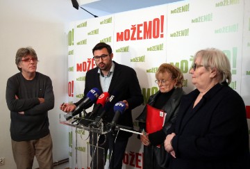 Konferencija za medije stranke Možemo!