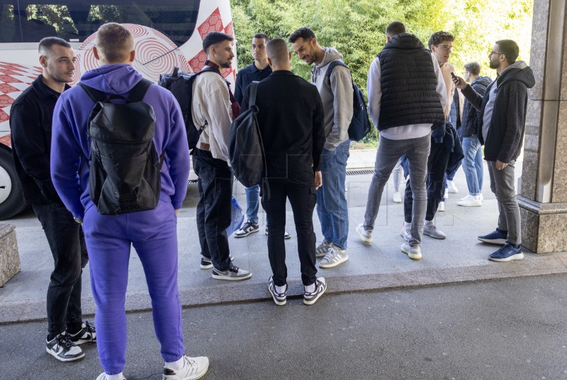  Okupljanje hrvatske muške rukometne reprezentacije