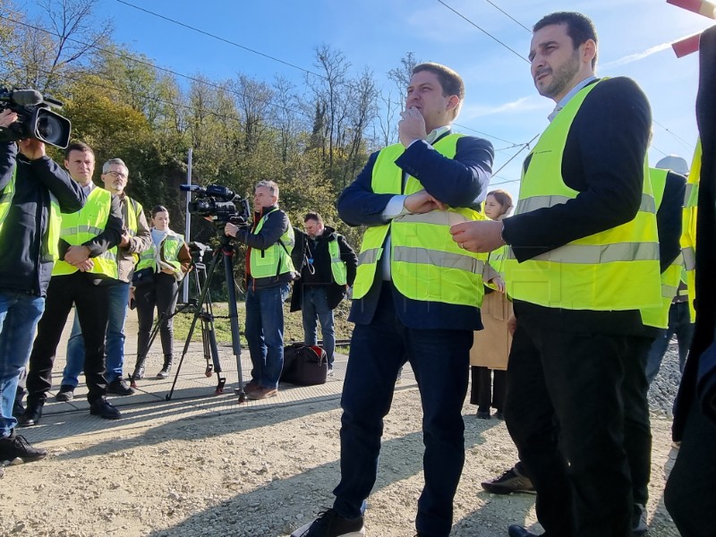 Butković obišao radove željezničke pruge Križevci – Koprivnica – državna granica