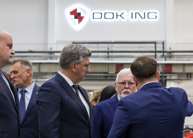 Plenković posjetio tvrtku DOK-ING