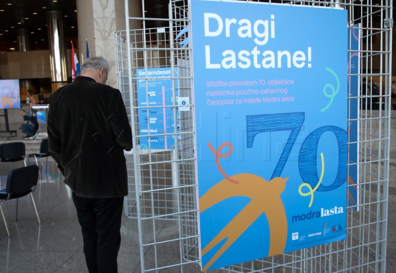 Otvorenje izložbe "Dragi Lastane!" povodom 70. obljetnice časopisa "Modra lasta"