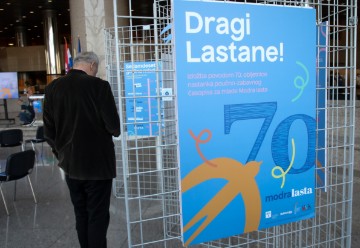 Otvorenje izložbe "Dragi Lastane!" povodom 70. obljetnice časopisa "Modra lasta"