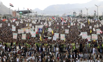 YEMEN ISRAEL USA PROTEST