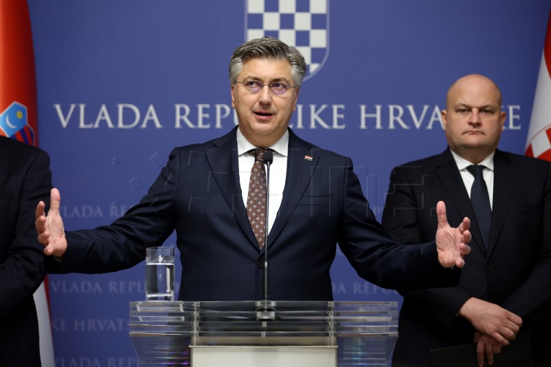 Konferencija Andreja Plenkovića na temu najnovijeg izvješća agencije Moody's