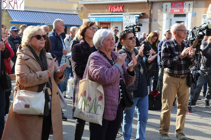 Rijeka: Prosvjedni skup "Protiv siromaštva"