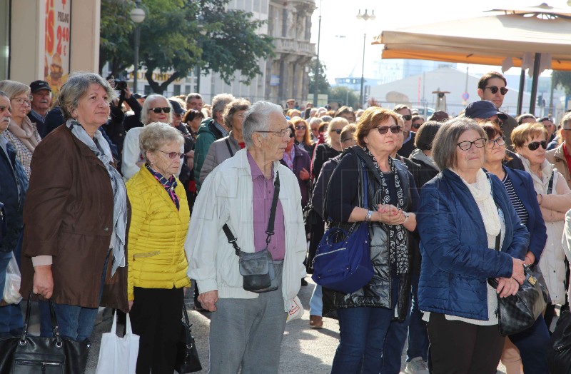 Rijeka: Prosvjedni skup "Protiv siromaštva"