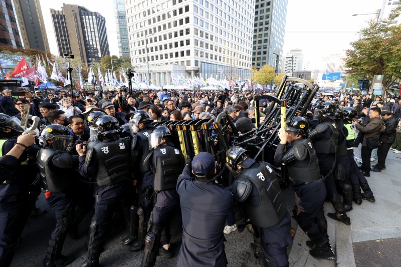 SOUTH KOREA PROTEST