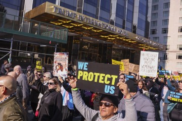 USA ELECTIONS PROTEST