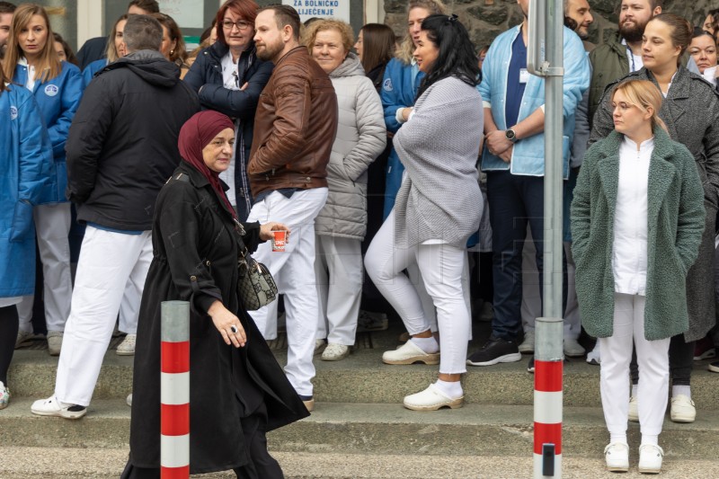 Počeo štrajk medicinskih radnika