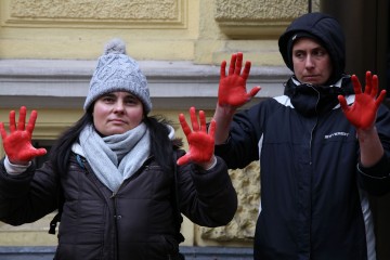 Zelena akcija održala je prosvjed ispred zgrade Veleposlanstva Republike Turske