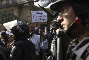 NEPAL PROTEST ISRAEL PALESTINE CONFLICT