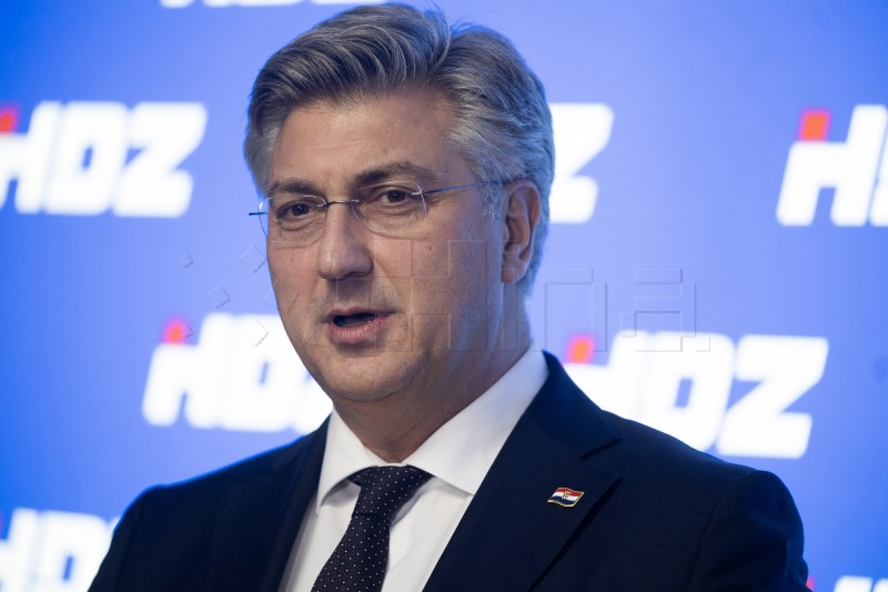 Sjednica Predsjedništva HDZ-a - izjava Plenković