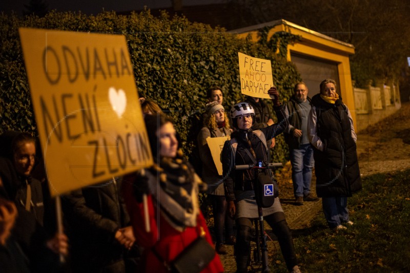 CZECH REPUBLIC IRAN PROTEST