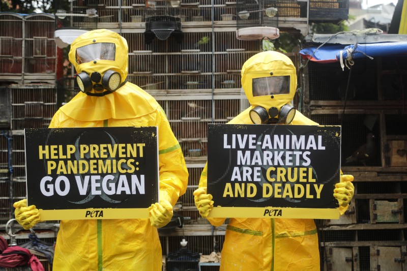 INDONESIA ANIMAL MARKET PROTEST