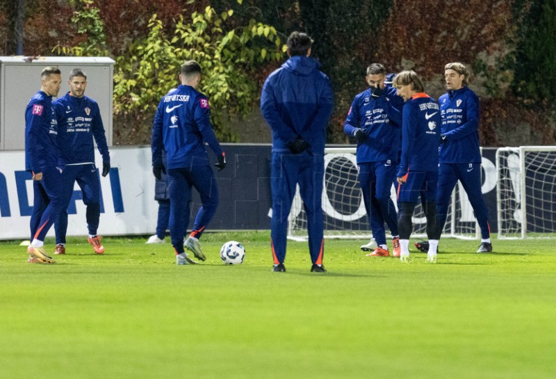 Trening hrvatske nogometne reprezentacije