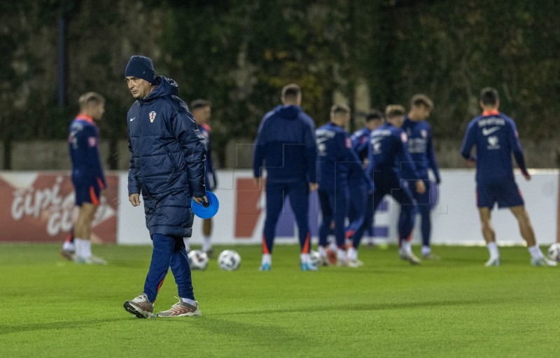 Trening hrvatske nogometne reprezentacije