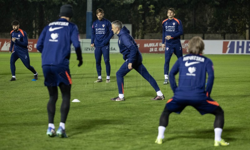 Trening hrvatske nogometne reprezentacije