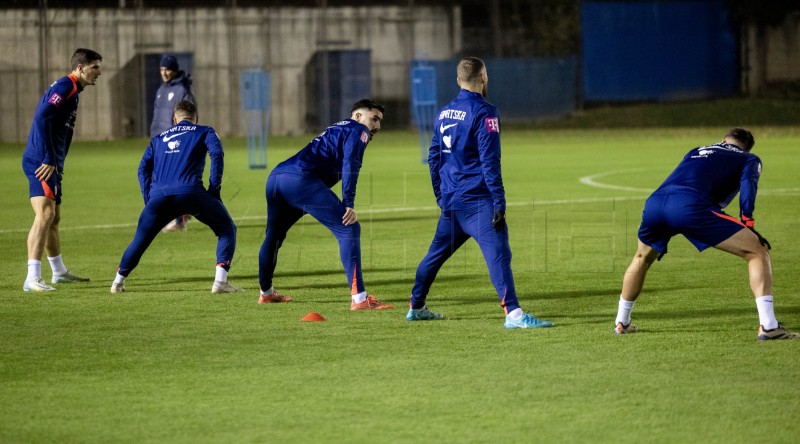 Trening hrvatske nogometne reprezentacije