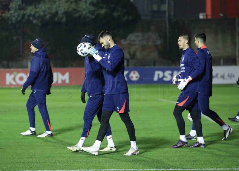 Trening hrvatske nogometne reprezentacije