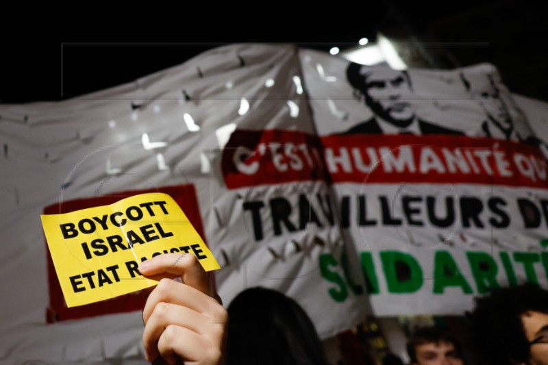 FRANCE ISRAEL PROTEST