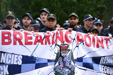 AUSTRALIA POLICE STRIKE