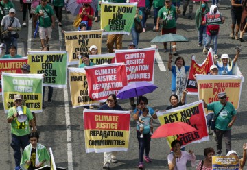 PHILIPPINES PROTEST CLIMATE JUSTICE