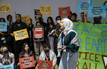 AZERBAIJAN COP29 PROTEST