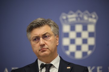 Konferencija za medije premijera Andreja Plenkovića