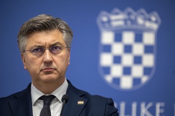 Konferencija za medije premijera Andreja Plenkovića