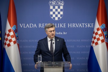 Konferencija za medije premijera Andreja Plenkovića