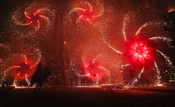 ECUADOR FIREWORKS SHOW