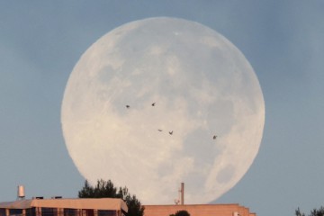 MIDEAST ISRAEL SUPERMOON