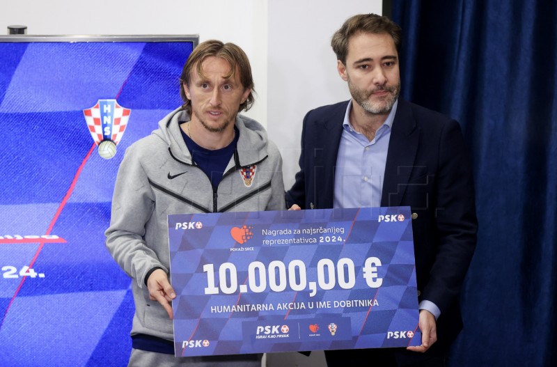 Modrić proglašen najsrčanijim reprezentativcem 2024